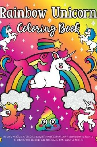 Cover of Rainbow Unicorn Coloring Book