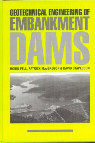 Cover of Geotechnical Engineering of Embankment Dams