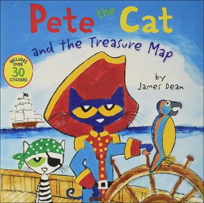 Book cover for Pete the Cat and the Treasure Map