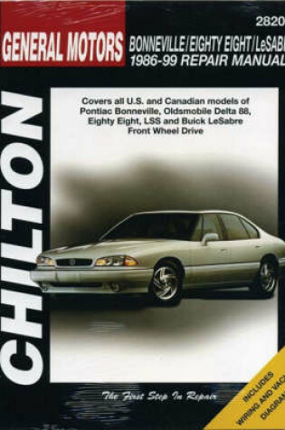 Cover of GM Bonneville, Eighty-eight and LeSabre (1986-99)
