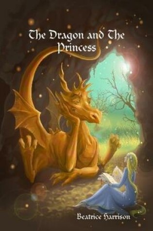 Cover of "The Dragon and The Princess:"  Giant Super Jumbo Coloring Book Features 100 Pages Color Calm Beautiful Designs of Dragons, Princesses, Creatures, and More for Relaxation (Adult Coloring Book)