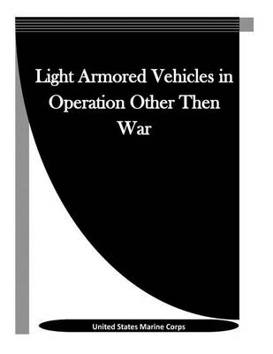 Book cover for Light Armored Vehicles in Operation Other Then War