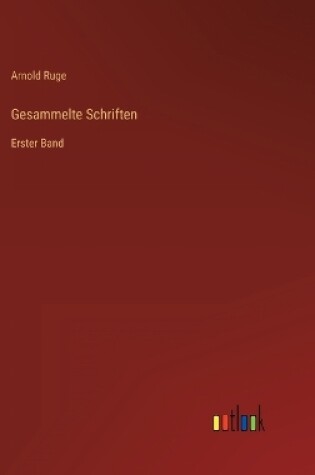 Cover of Gesammelte Schriften