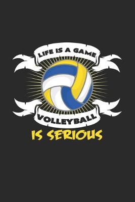 Book cover for Volleyball game is serious