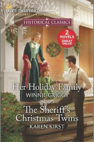 Cover of Her Holiday Family and the Sheriff's Christmas Twins