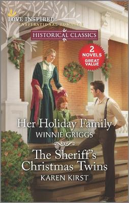 Book cover for Her Holiday Family and the Sheriff's Christmas Twins