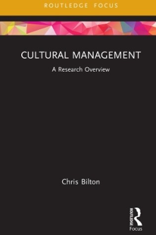 Cover of Cultural Management