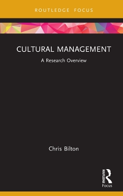 Book cover for Cultural Management