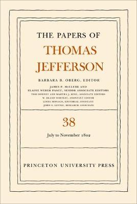 Cover of The Papers of Thomas Jefferson, Volume 38