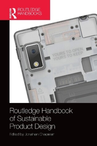 Cover of Routledge Handbook of Sustainable Product Design