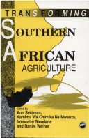 Book cover for Transforming Southern African Agriculture