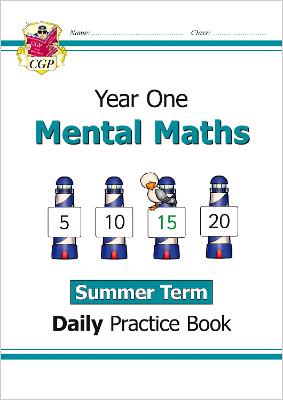 Book cover for KS1 Mental Maths Year 1 Daily Practice Book: Summer Term