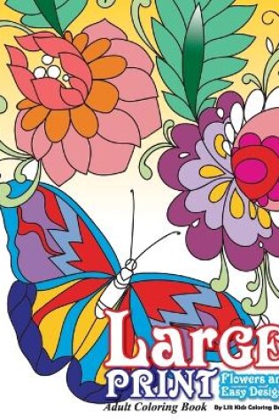 Cover of Large Print Adult Coloring Book