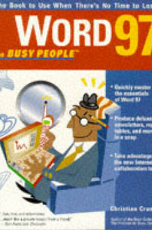 Cover of Word 97 for Busy People