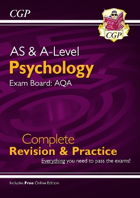 Cover of AS and A-Level Psychology: AQA Complete Revision & Practice with Online Edition