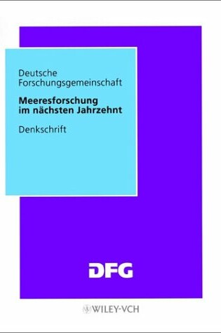 Cover of Meeresforschung Im Nachsten Jahrzehnt