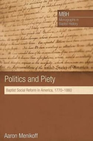 Cover of Politics and Piety