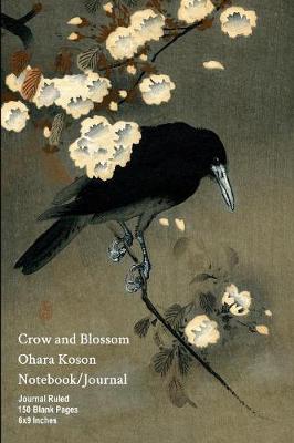 Book cover for Crow and Blossom - Ohara Koson - Notebook/Journal