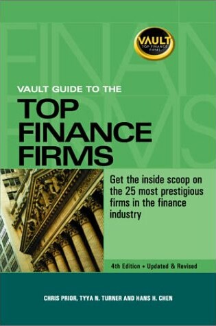 Cover of Vault Guide to the Top Finance Firms, 4th Edition
