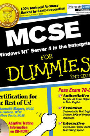 Cover of MCSE Windows NT Server 4 in the Enterprise For Dummies