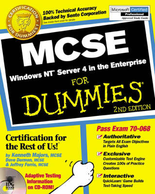 Book cover for MCSE Windows NT Server 4 in the Enterprise For Dummies