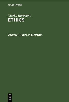 Book cover for Moral Phenomena