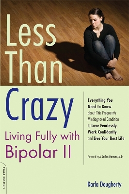 Book cover for Less than Crazy