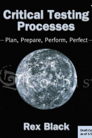 Cover of Critical Testing Processes