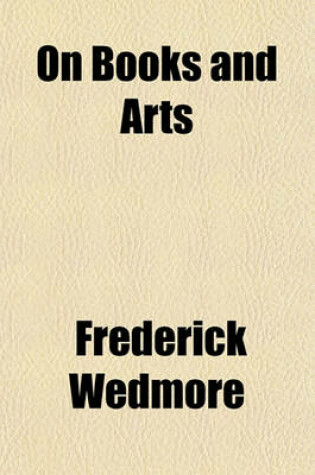 Cover of On Books and Arts