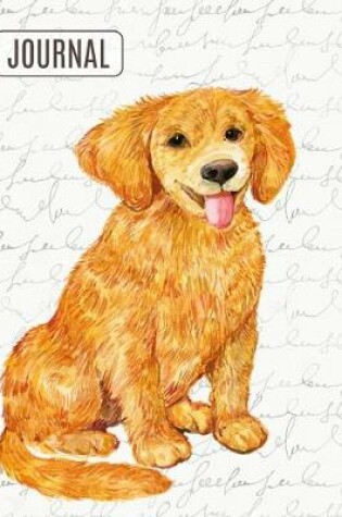 Cover of Big Fat Bullet Style Journal Notebook Cute Retriever