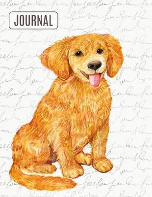 Book cover for Big Fat Bullet Style Journal Notebook Cute Retriever