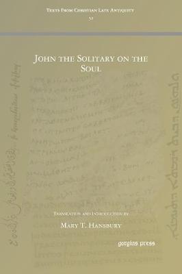 Cover of John the Solitary on the Soul