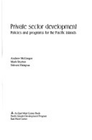 Cover of Private Sector Development