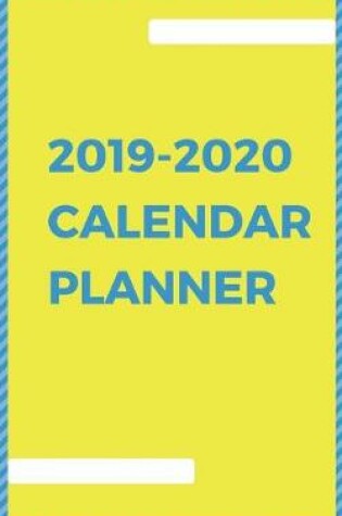 Cover of 2019-2020 Calendar Planner