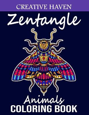 Book cover for Creative haven Zentangle Animals Coloring Book