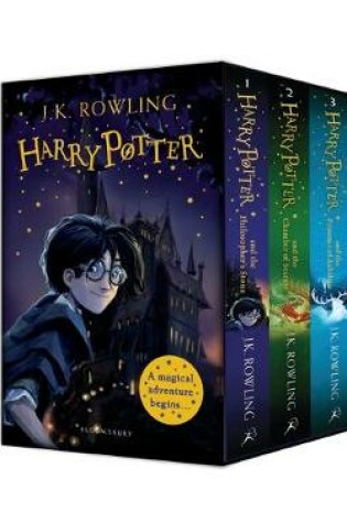 Cover of Harry Potter 1-3 Box Set: A Magical Adventure Begins