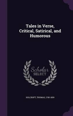 Book cover for Tales in Verse, Critical, Satirical, and Humorous