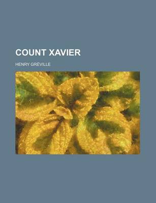 Book cover for Count Xavier