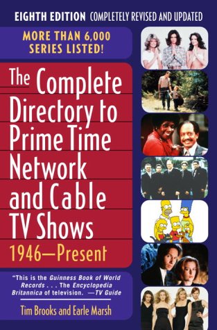 Cover of The Complete Directory to Prime Time Network and Cable TV Shows 1946-Present