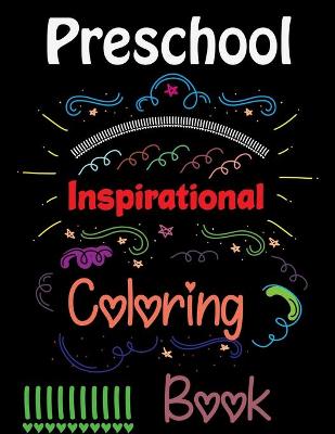 Book cover for Preschool Inspirational Coloring Book