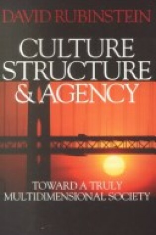 Cover of Culture, Structure and Agency