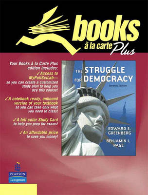 Book cover for The Struggle for Democracy, Books a la Carte Plus LongmanParticipate.com