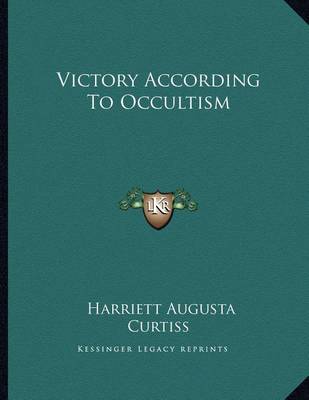 Book cover for Victory According to Occultism