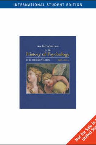 Cover of Introduction to the History of Psychology
