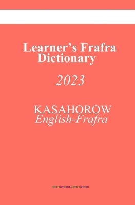 Book cover for Learner's Frafra Dictionary