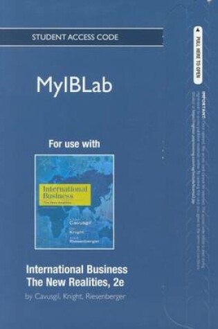 Cover of NEW MyLab Management -- Access Card -- for International Business