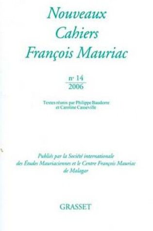 Cover of Nouveaux Cahiers Francois Mauriac N14