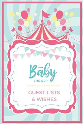 Book cover for Circus Baby Shower Guest Lists & Wishes