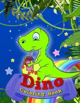 Book cover for Dino Coloring Book