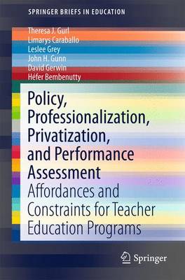 Book cover for Policy, Professionalization, Privatization, and Performance Assessment